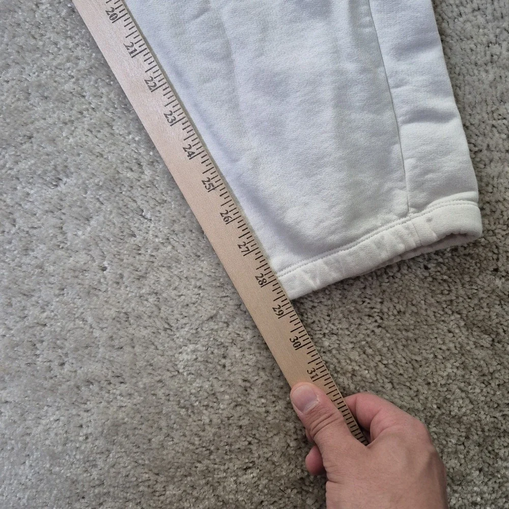 Outerknown Second Spin Sweatpants Mens XL White Heavyweight Athleisure Gym Run